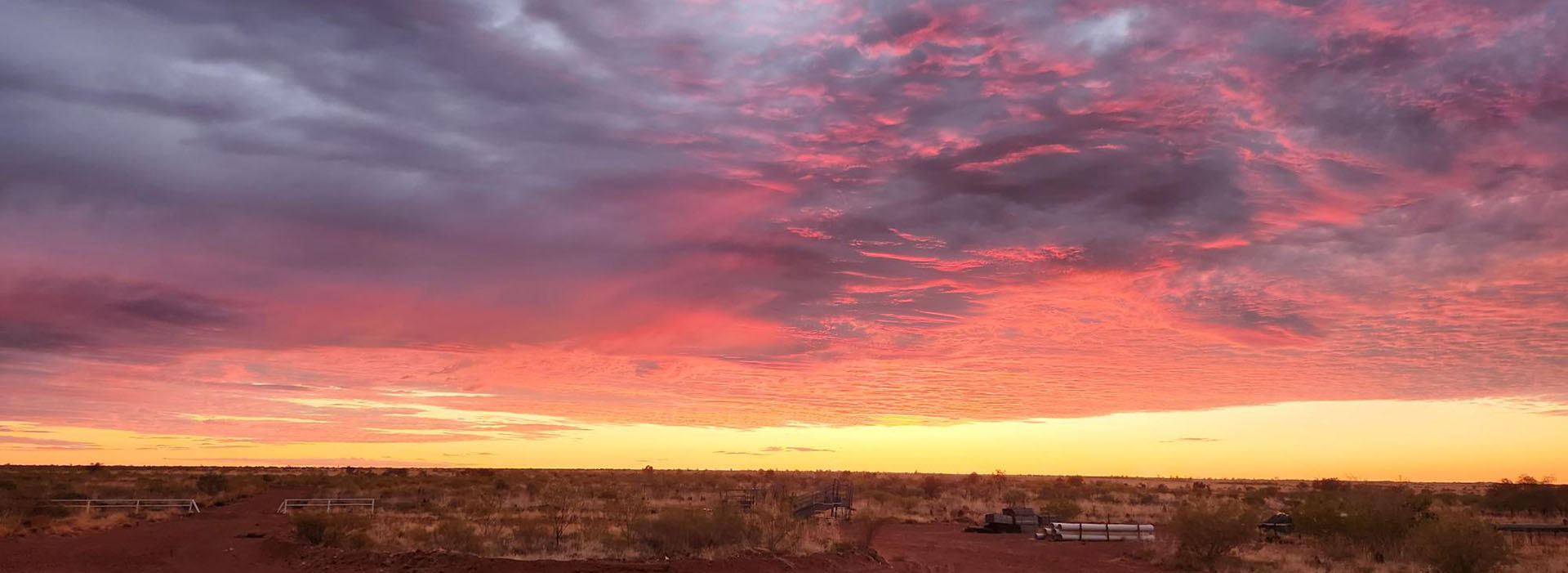 Rural Kimberley Landscape with Sunset